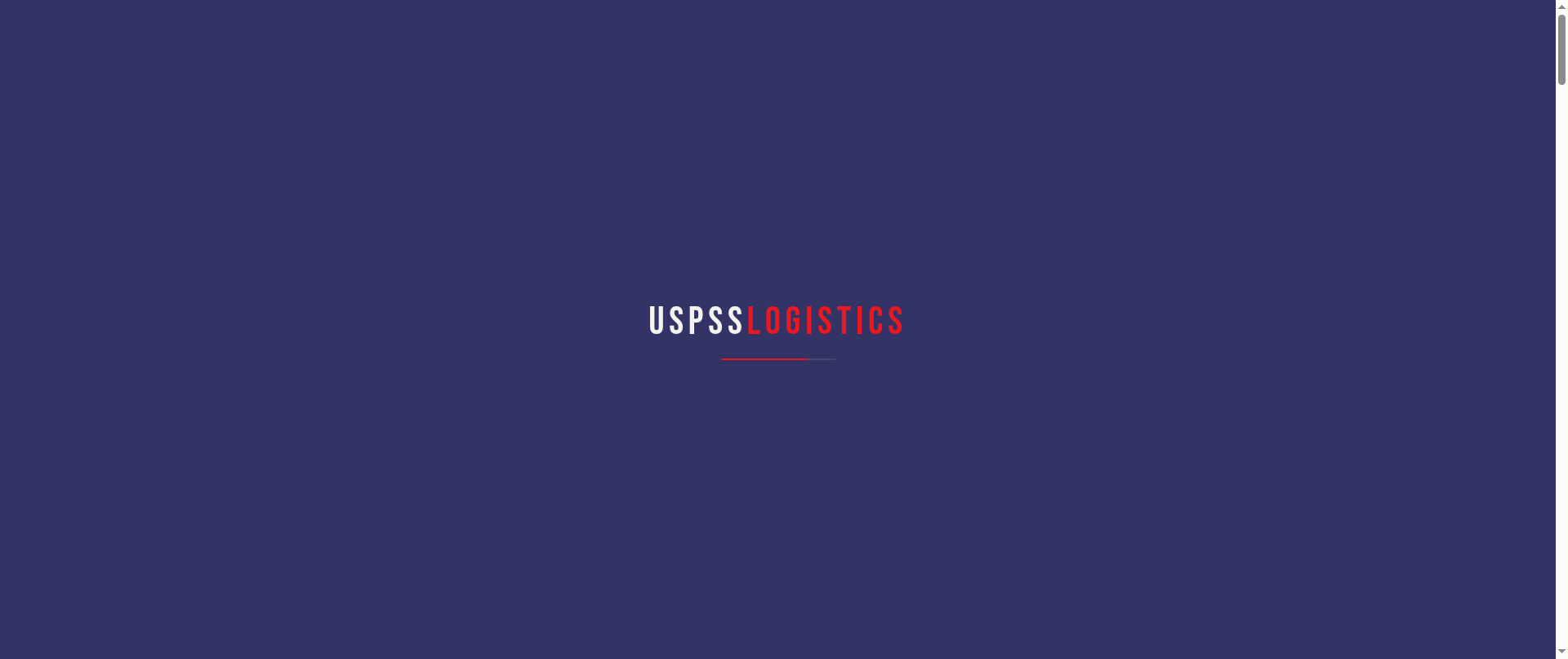 Screenshot of uspsslogistics.com