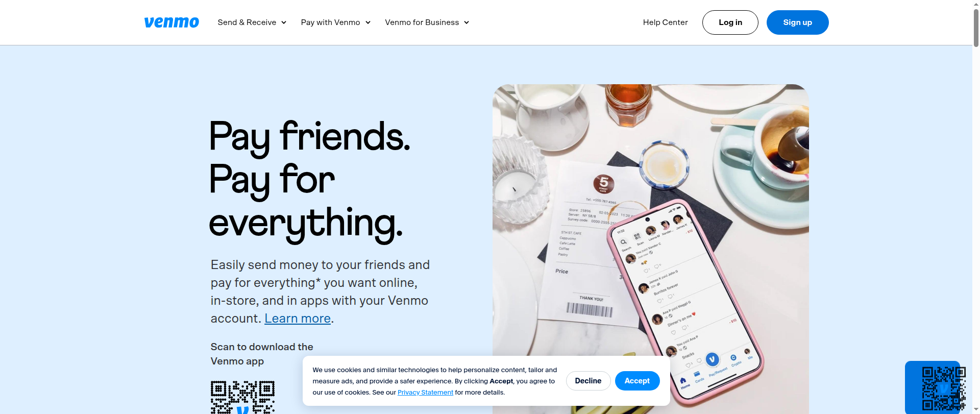 Screenshot of venmo-send.com