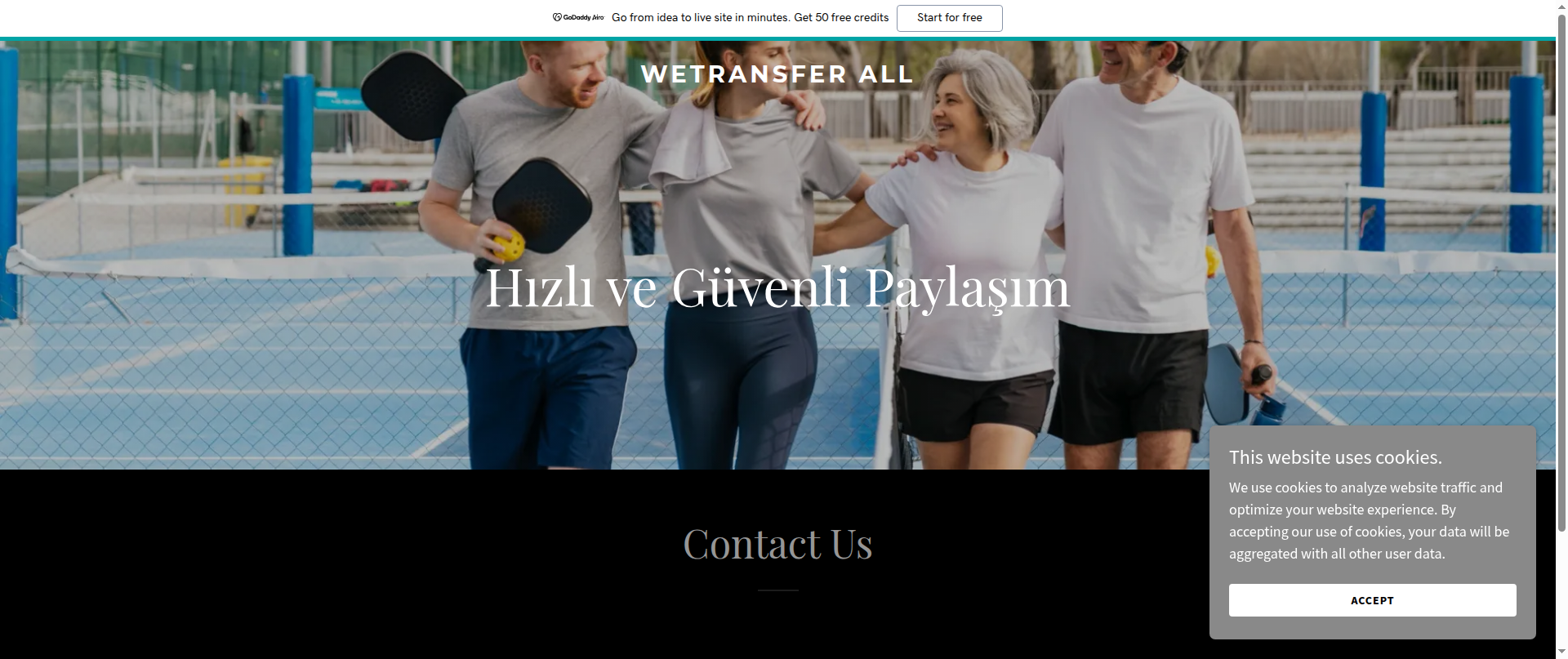 Screenshot of wetransferall.com