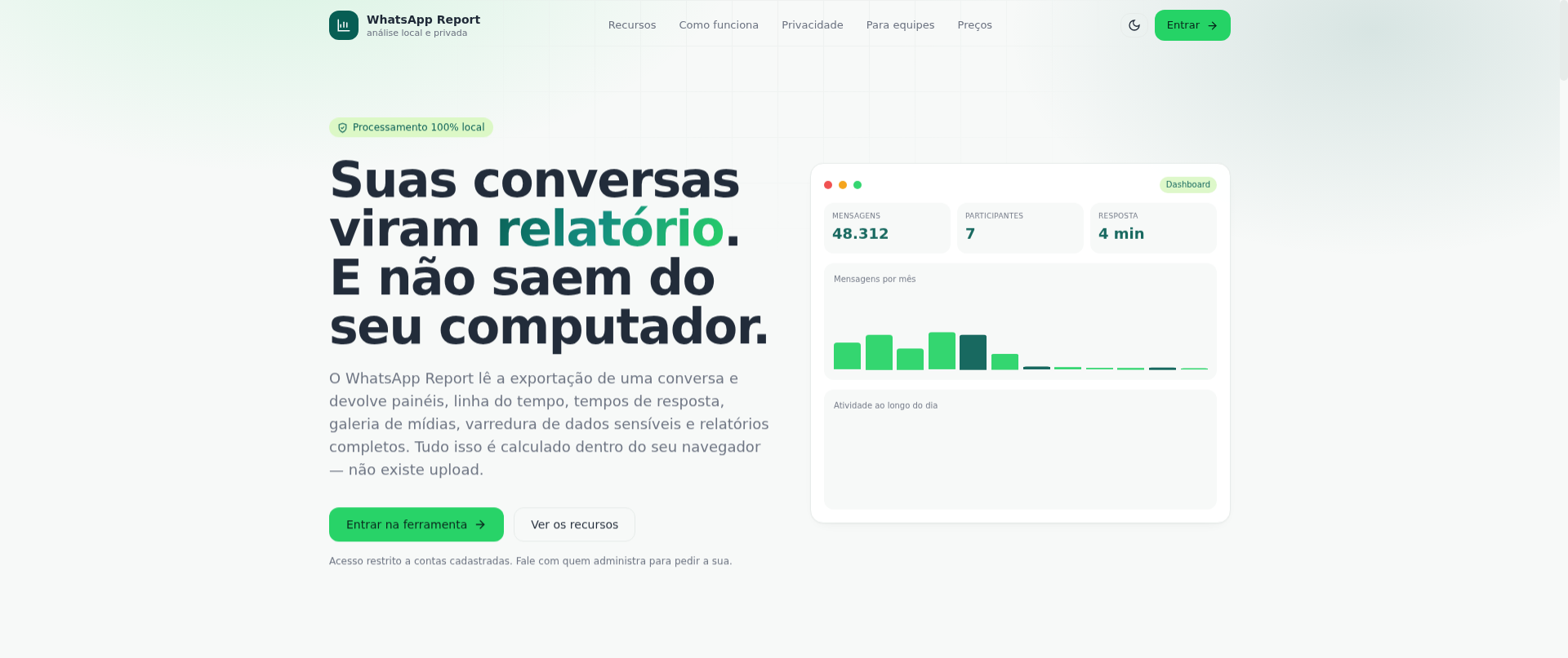Screenshot of whatsapp-report.com