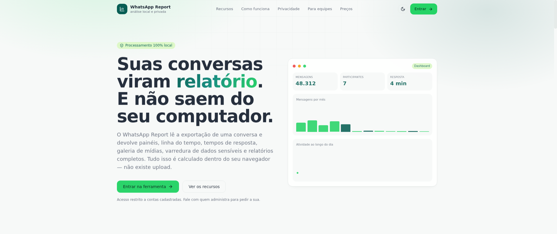 Screenshot of whatsapp-report.com