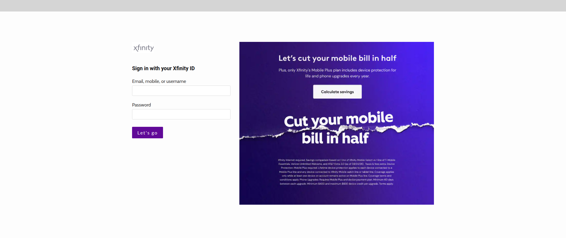 Screenshot of xfinitymailbox1.weebly.com