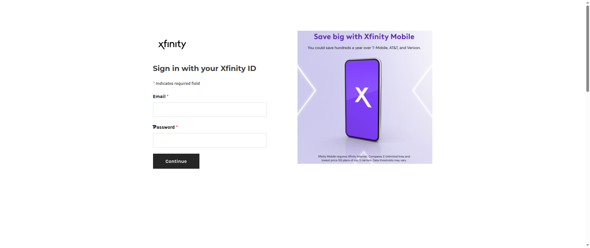 Screenshot of xfinitymail087.weebly.com