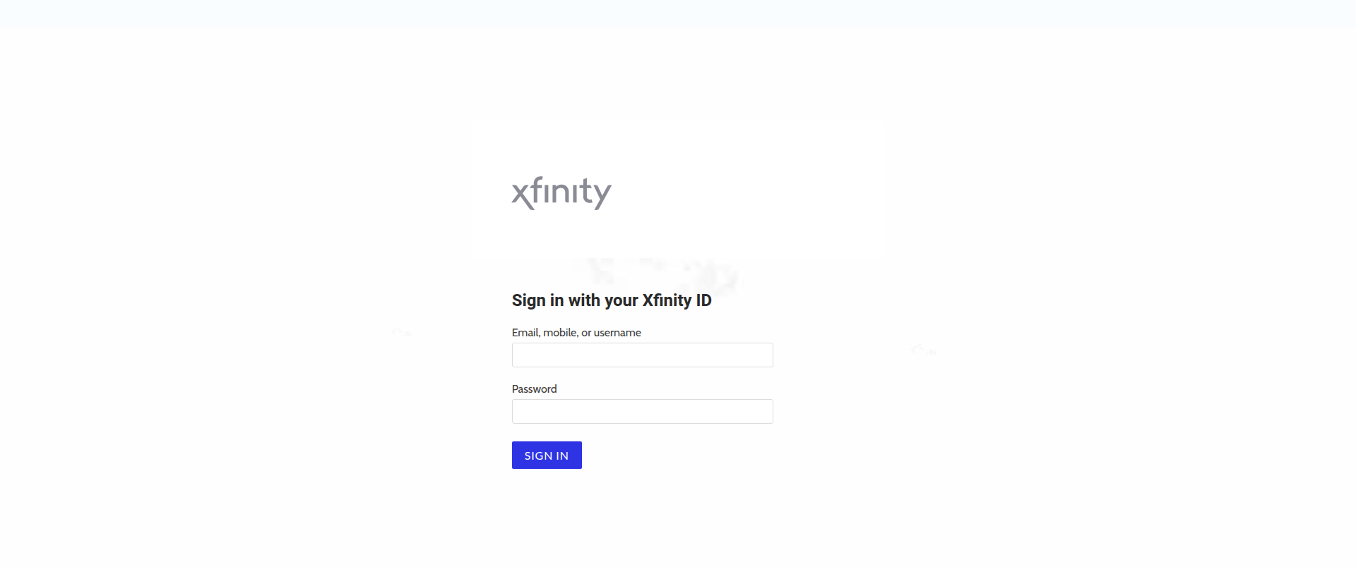 Screenshot of mail-xfinitylogin.weebly.com