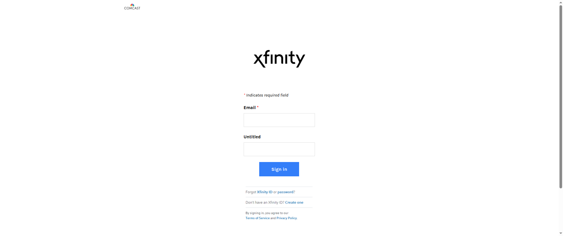Screenshot of comcastinternetserver.weebly.com