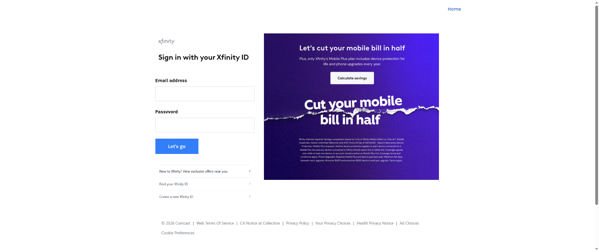 Screenshot of comcastseettings.weebly.com