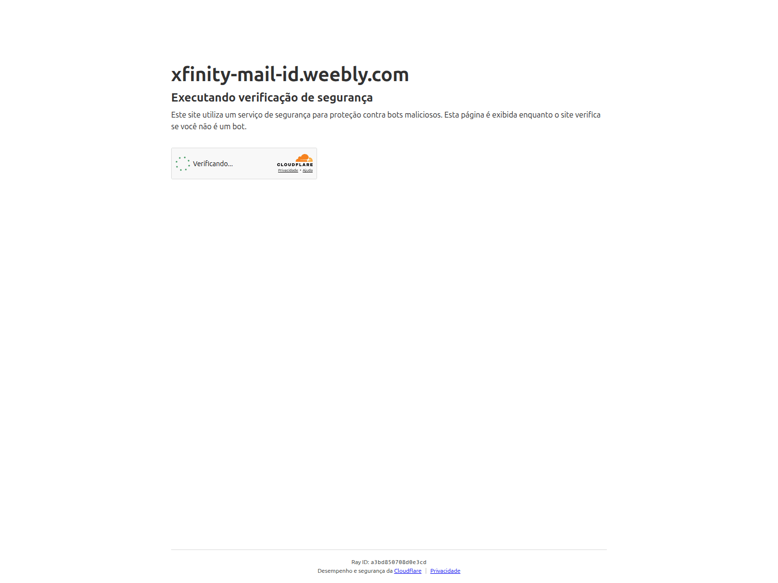 Screenshot of xfinity-mail-id.weebly.com